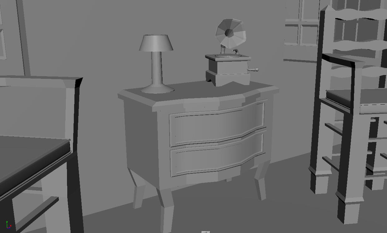 Bourgeoisie Bedroom Full Desk
