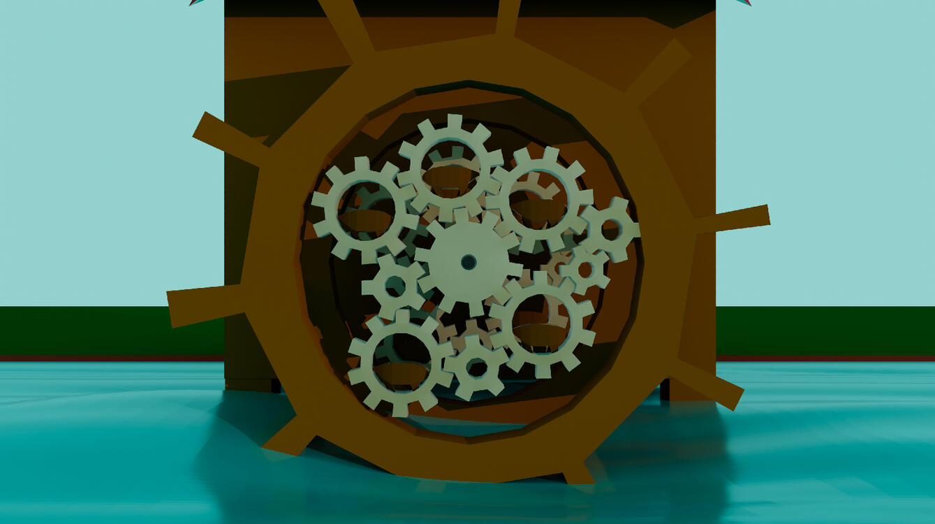 Water Hamster Wheel Side