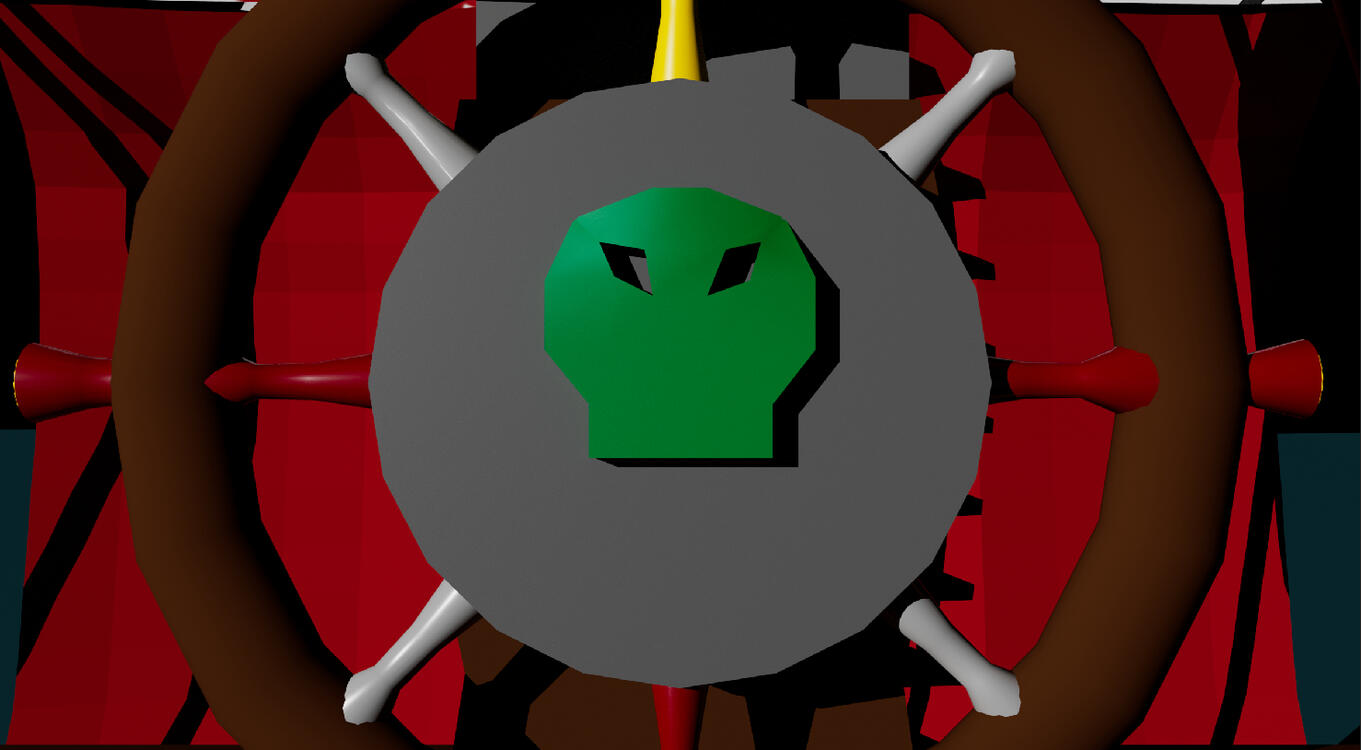 Pirate Space Ship Wheel