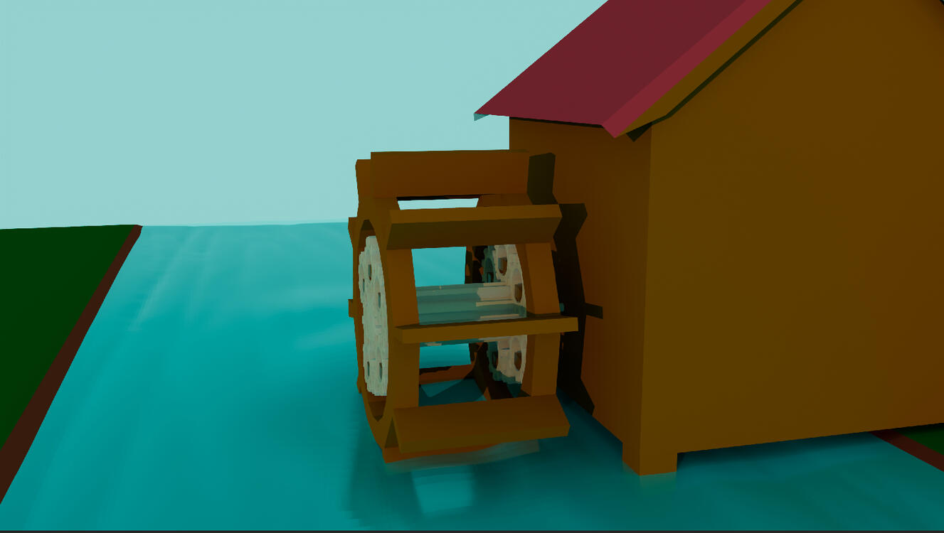 Water Hamster Wheel Back